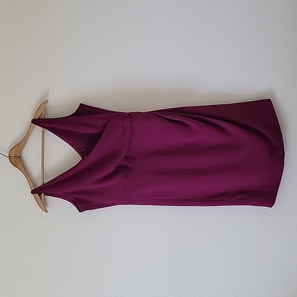 Dress The Population Anita Midi Dress Dark Magenta Size XL *ALTERED* - Picture 1 of 10